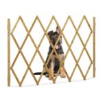 Relaxdays Hundeabsperrgitter 82,5 cm – Scherengitter für Tür & Treppe, ausziehbar bis 116,5 cm