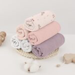 Bearmoss Mulltücher Baby 6er Pack 50x25 cm – 100% Baumwolle Spucktücher für Jungen & Mädchen – Bild 3