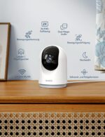 GNCC 2K 360° Überwachungskamera Indoor – WLAN Kamera mit Nachtsicht & Zwei-Wege-Audio – Bild 3