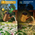 2er Set Solar-Giesskanne mit LED-Lichterkette – IP65 Gartendeko für Aussen – Bild 4