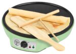 Bestron Crêpesmaker Ø 30 cm – Elektrischer Crêpes-Maker mit Thermostat & Antihaftbeschichtung