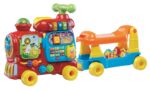VTech Baby ABC-Eisenbahn – 4-in-1 Lauflernwagen mit Buchstabenklötzen für 12–36 Monate