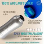 GIZZY® Hundetrinkflasche aus Edelstahl – Auslaufsicher & robust für unterwegs – Bild 2