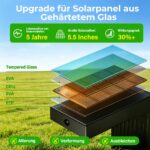 iseeway Solarleuchten 6er-Set mit Bewegungsmelder – 400 Lumen, 2 Lichtfarben & 12h+ Laufzeit – Bild 3