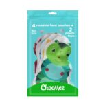 ChooMee Wiederverwendbare Quetschbeutel 5oz mit 2 SoftSip Silikonaufsätzen – BPA-frei für Babys – Bild 7