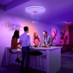 YRHome 36W LED Deckenleuchte mit Sternenhimmel, RGB Farbwechsel & Bluetooth Lautsprecher – Bild 9