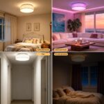 AMZSTORY 36W LED Deckenlampe Dimmbar mit RGB & Fernbedienung – Smart Home Deckenleuchte – Bild 6