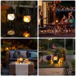 Shinmax LED Laternen 2er Set – Wiederaufladbar mit Flammeneffekt & Fernbedienung – Bild 6