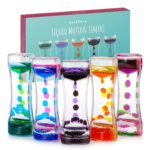 THE TWIDDLERS Liquid Motion Lavalampen-Set 5er Pack – Sensorisches Entspannungsspielzeug für Kinder & Erwachsene