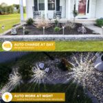 Auting 6er Set Solarleuchten Garten – LED Wegeleuchten Kaltweiß IP65 Wasserdicht – Bild 4