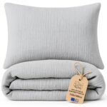 Totsy Baby Musselin-Bettwäsche 100x135 cm – Oeko-Tex zertifiziert mit Reissverschluss – Bild 3
