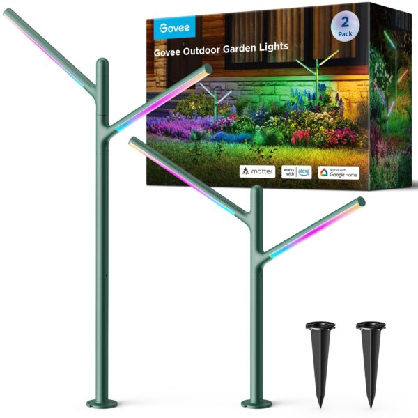 Govee RGBWWIC Gartenleuchte 1100lm – Smart LED Gartenbeleuchtung mit Alexa & Matter