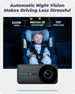 WEMOH Magnetische Baby Autokamera 5'' 1080P IPS – Rückfahrkamera für Zwillinge & Reboarder – Bild 5