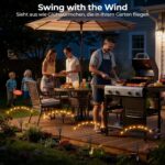 4er Set ICRGB Firefly Solarlampen – Schwingende LED-Gartenleuchten IP65 wasserdicht – Bild 8