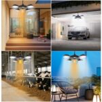 CaalLogt Solar-Hängeleuchte 192 LED mit Fernbedienung – 3200 Lumen IP65 für Innen & Außen – Bild 4