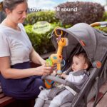 TUMAMA Baby Giraffen-Rassel 35 cm – Hängendes Sensorik-Spielzeug für Kinderwagen & Krippe – Bild 2