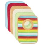 Bieco Baby Schlupf Lätzchen 6er Pack mit Klettverschluss – Wasserdicht & Saugstark