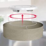 B.K.Licht 2-flammige Deckenleuchte mit Stoffschirm – Elegante Deckenlampe für jeden Raum – Bild 6