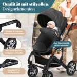 KESSER Loops 4in1 Kombikinderwagen – Komplettset mit Babywanne, Buggy & Autositz – Bild 4