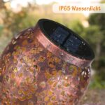 JOYCREATOR 2er Set Solarleuchten mit Orientalischem Design – IP65 Gartenleuchten für Terrasse & Balkon – Bild 4
