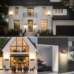 KUKAK 22W LED Wandleuchte Aussen mit 350° Schwenkpanel – IP65 Aussenlampe für Garten & Terrasse – Bild 2