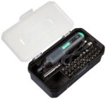 Amazon Basics Akku-Schraubendreher 3,6V mit 34-teiligem Bit-Set & USB-Ladung – Bild 3