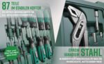 Brüder Mannesmann 87-teiliger Werkzeugkoffer – Profi-Werkzeugset mit Chrom-Vanadium-Stahl – Bild 3