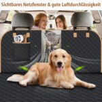 Lekespring Hundedecke Auto Rückbank 130x65cm – Wasserdicht mit Festem Boden für SUVs – Bild 5