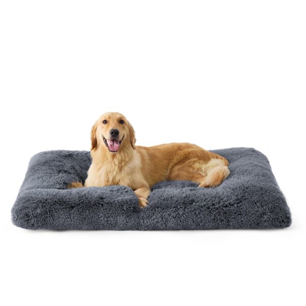 BEDSURE XL Hundebett 104x69cm Sherpa-Fleece – Beruhigendes Hundekissen für Grossrassen