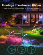 Govee RGBWWIC Gartenleuchte 1100lm – Smart LED Gartenbeleuchtung mit Alexa & Matter – Bild 4