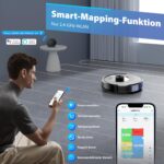 Tikom L8000 Pro Saugroboter mit Wischfunktion – 6000Pa LiDAR Navigation für Tierhaare – Bild 4
