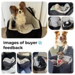 KYG Hundeautositz 43x43 cm – Sicherer Autositz für kleine bis mittlere Hunde bis 15 kg – Bild 7