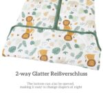Chilsuessy Babyschlafsack 110cm mit Baumwolle – 2.5 Tog Ganzjahres Schlafsack verstellbar – Bild 6