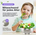 Rilli Edelstahl-Babyschüssel mit Saugnapf & Deckel – Thermoisolierend für BLW – Bild 6