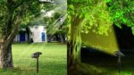 Luminea Home Control 2er-Set smarte Solar-Gartenstrahler RGB-CCT – App-gesteuert mit 16 Mio. Farben – Bild 7