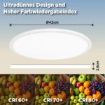 L5L3D LED Deckenleuchte Ø42cm mit Fernbedienung – Dimmbar & 3 Farbtemperaturen – Bild 5