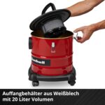 Einhell Aschesauger TC-AV 2032 DW 850 W – Profi-Reinigung mit 20-L-Behälter & Blasfunktion – Bild 4