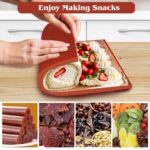 6er Set Silikon-Dörrschalen 35,6 x 35,6 cm – Lebensmittelecht für Dehydrator & Backofen – Bild 6