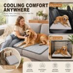 Yuragim Kühlmatte 100x70 cm – Selbstkühlende Hundematte für Sommer, waschbar & rutschfest – Bild 5