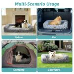 COZY KISS Orthopädisches Hundebett 106x76 cm – Ergonomisches Hundesofa für grosse Hunde – Bild 7