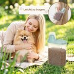Kerhouze 2er Set Hundefutter Aufbewahrung luftdicht 2.3L – Tierfutterbehälter mit Messbecher – Bild 8