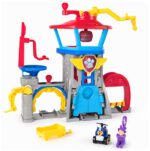 PAW PATROL Air Rescue Flughafen Tower – Spielset mit Chase Racer & Figuren ab 3 Jahren