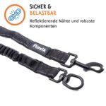 Floxik Ruckdämpfer Hund Gross – Elastische Leinenverlängerung für Sicherheit beim Joggen & Radfahren – Bild 6