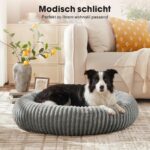 Pawk Hundebett ø76 cm mit Memory-Schaum – Weiches Donut-Design für Mittelgrosse Hunde – Bild 9
