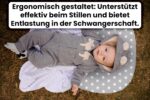 Amilian Stillkissen Klein Halbmond – Ergonomisches Nursing Pillow für unterwegs – Bild 6
