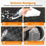 JOEJOY Hundedecke Auto Rückbank 137x120 cm – Wasserdicht & Kratzfest für alle Hunde – Bild 5