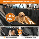 BMaoBBo Hundedecke Auto Rückbank 132x63cm – Wasserdicht & Kratzfest für SUV – Bild 2