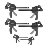 Amazon Basics 6er Einhandzwingen-Set – Profi-Klemmkraft bis 45,36 kg
