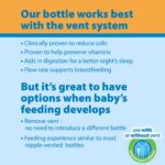 Dr. Brown's Options+ Weithals-Babyflasche – Anti-Kolik Starterset für Neugeborene – Bild 7