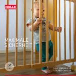 DOLLE Treppenschutzgitter Massivholz 75–110 cm – Stolperfrei & beidseitig verschraubt – Bild 6